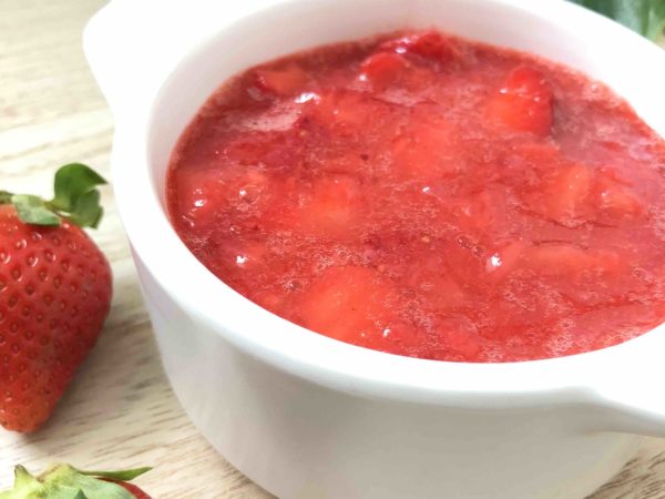 Recette Coulis de fraises sans mixeur