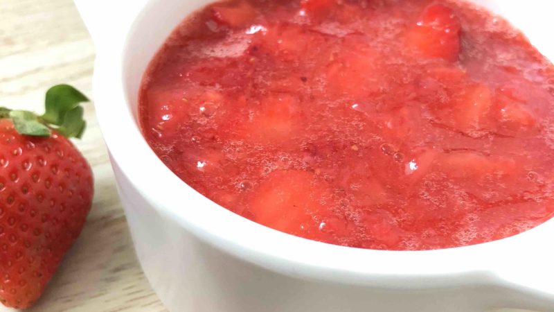 Recette Coulis de fraises sans mixeur