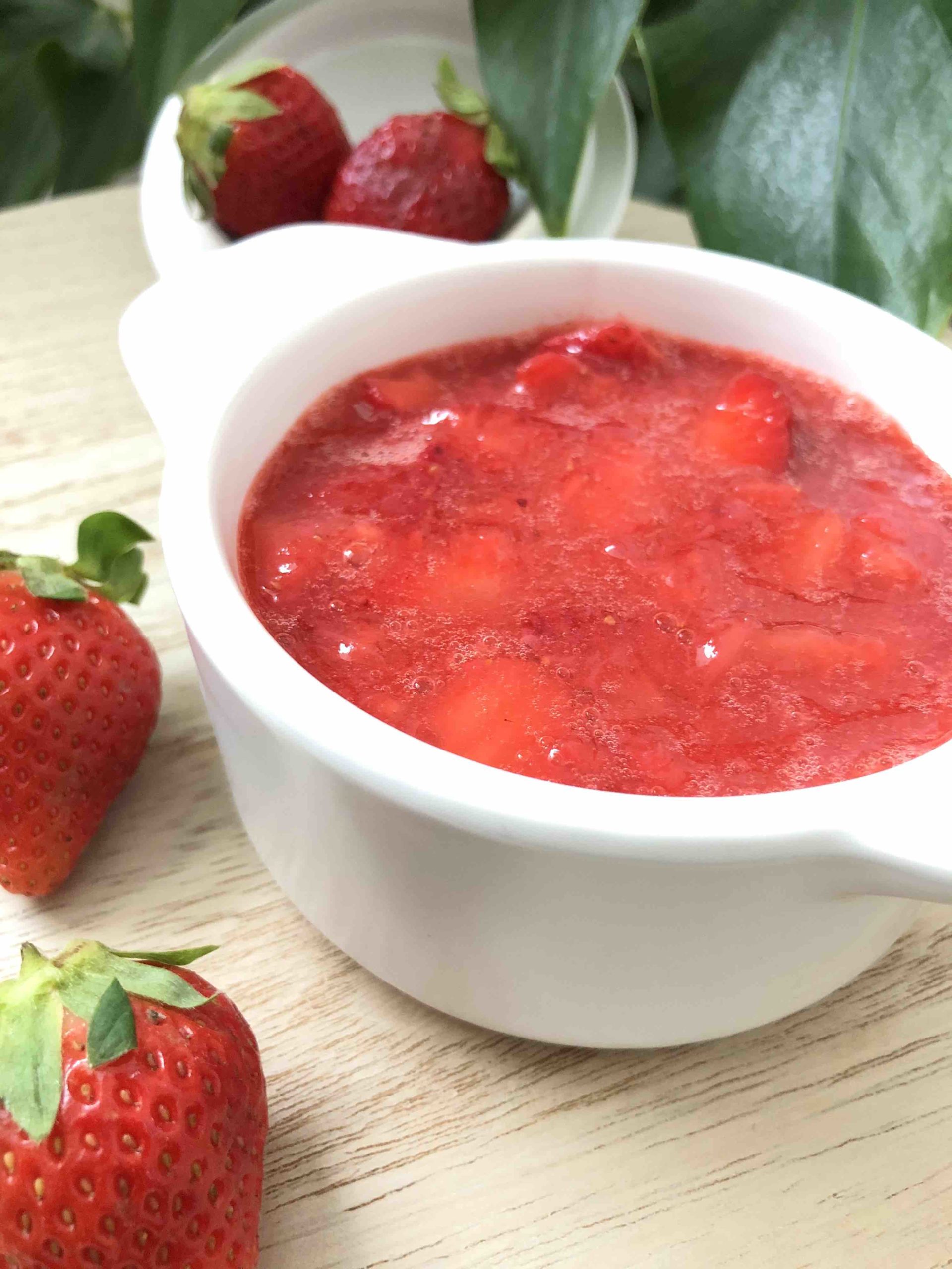 Recette Coulis de fraises sans mixeur