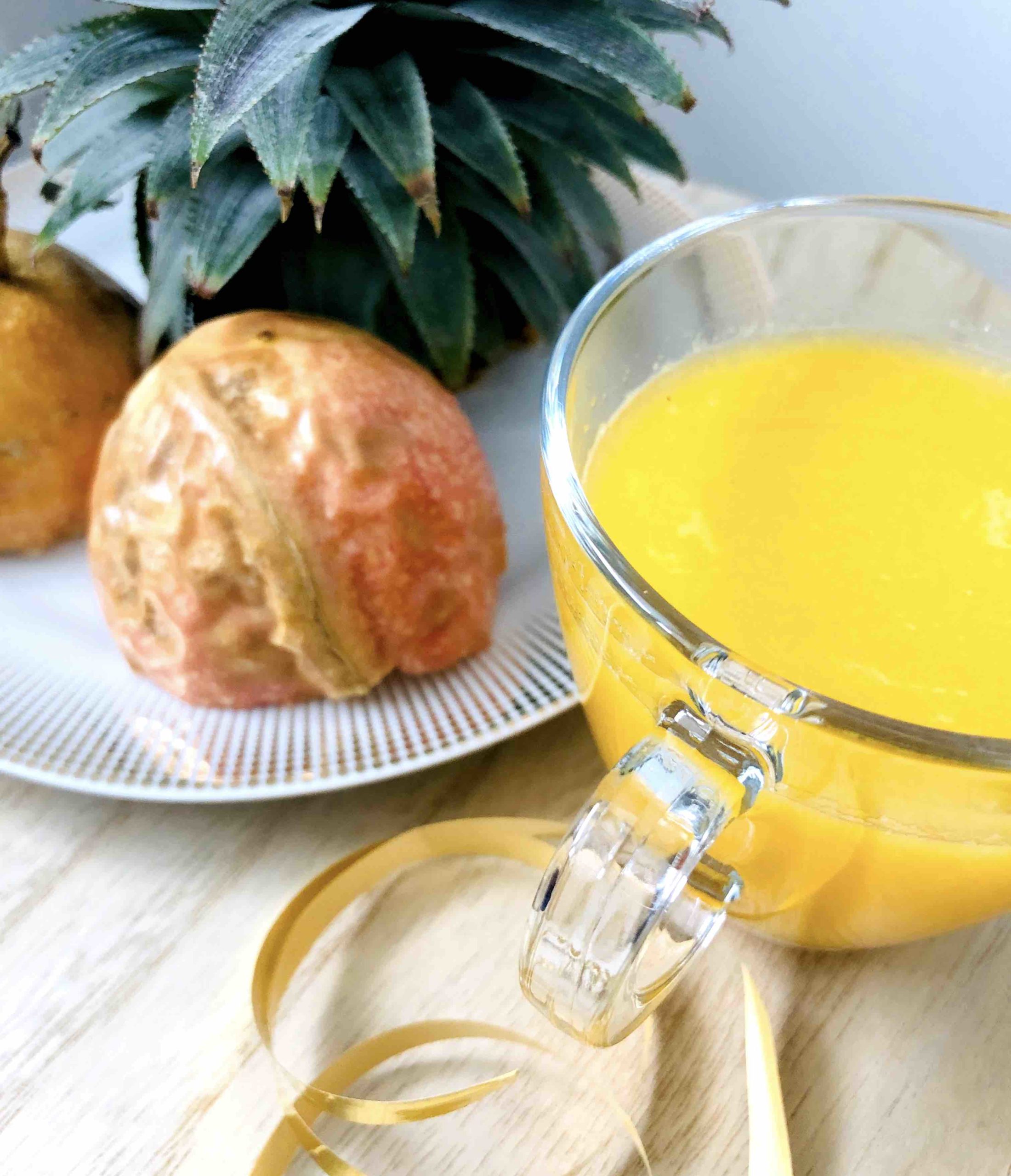 Recette Jus Ananas Passion (sans sucres ajoutés)