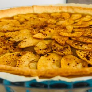 Recette tarte aux pommes avec compote fait-maison