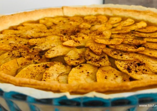 Recette tarte aux pommes avec compote fait-maison