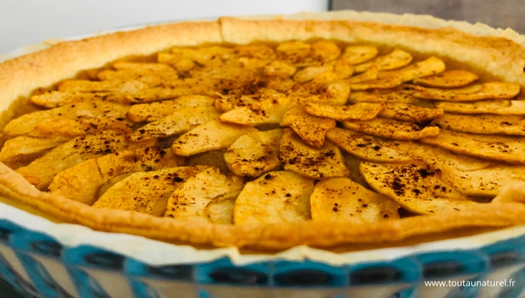 Recette tarte aux pommes avec compote fait-maison